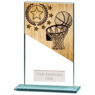 Mustang Basketball Jade Glass Award 140mm : New 2022