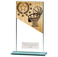 Mustang Basketball Jade Glass Award 160mm : New 2022
