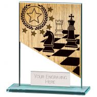 Mustang Chess Jade Glass Award 110mm : New 2022