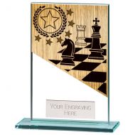Mustang Chess Jade Glass Award 125mm : New 2022