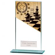 Mustang Chess Jade Glass Award 160mm : New 2022