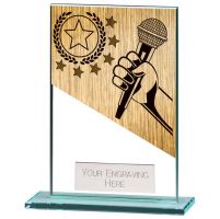 Mustang Karaoke Jade Glass Award 125mm : New 2022