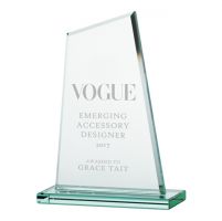 Jade Vanquish Crystal Trophy Award 150mm