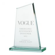 Jade Vanquish Crystal Trophy Award 175mm