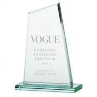 Jade Vanquish Crystal Trophy Award 200mm