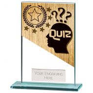 Mustang Quiz Jade Glass Award 125mm : New 2022