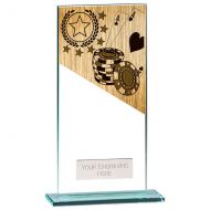 Mustang Poker Jade Glass Award 180mm : New 2022