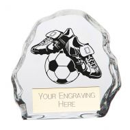 Mystique Football Glass Award 90mm : New 2022