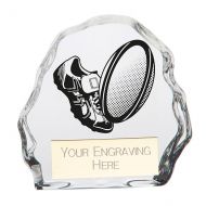Mystique Rugby Glass Award 75mm : New 2022