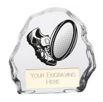 Mystique Rugby Glass Award 90mm : New 2022