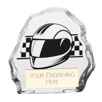 Mystique Motorsports Glass Award 75mm : New 2022