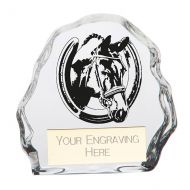Mystique Equestrian Glass Award 75mm : New 2022