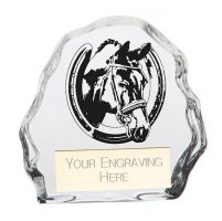 Mystique Equestrian Glass Award 90mm : New 2022