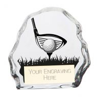 Mystique Golf Glass Award 90mm : New 2022