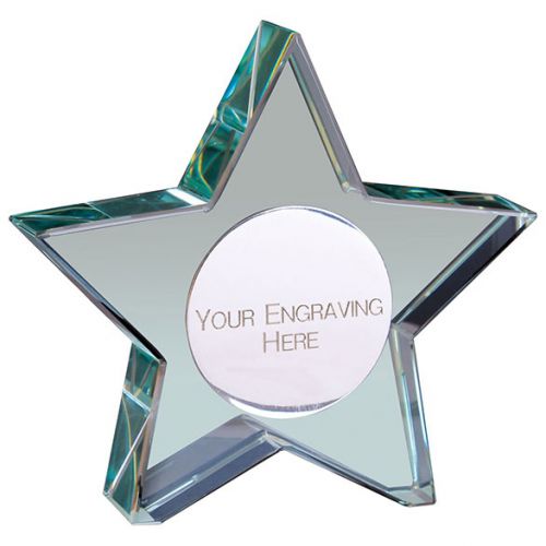 Aurora Jade Star Glass Award 95mm : New 2022
