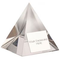 Mystical Pyramid Crystal Award 70mm : New 2022