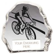 Mystique Cycling Glass Award 90mm : New 2023