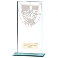 Millennium Cycling Jade Glass Award 180mm : New 2023