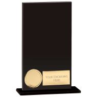 Hero Glass Award Jet Black 125mm  (5mm Thick) - CR24184AB