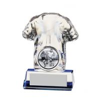 Icon Football Trophy Award Shirt Crystal 90mm
