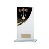 Darts Colour-Curve Jade Crystal Trophy Award 180mm