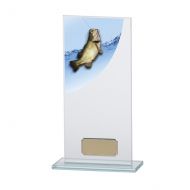 Angling - Fishing Colour-Curve Jade Crystal Trophy Award 200mm