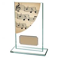 Music Colour-Curve Jade Crystal Trophy Award 140mm