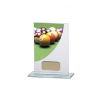 Pool Colour-Curve Jade Crystal Trophy Award 140mm