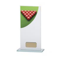 Snooker Colour-Curve Jade Crystal Trophy Award 200mm