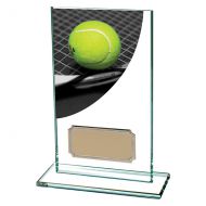 Tennis Colour-Curve Jade Crystal Trophy Award 140mm