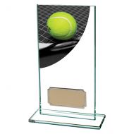 Tennis Colour-Curve Jade Crystal Trophy Award 160mm