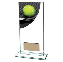 Tennis Colour-Curve Jade Crystal Trophy Award 180mm