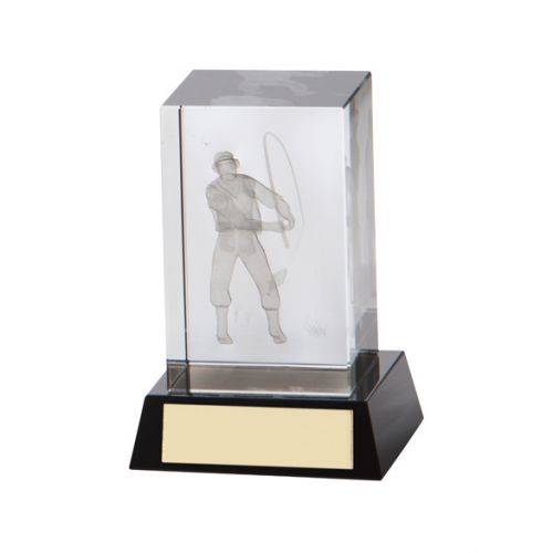 Conquest Fishing 3D Crystal Trophy Award 100mm