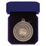 Olympia Football Medal Box Antique Gold 60mm : New 2019