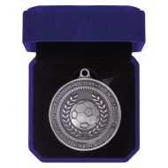 Olympia Football Medal Box Antique Silver 60mm : New 2019