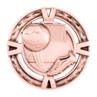 V-Tech Series Medal - Boot and Ball Bronze 60mm