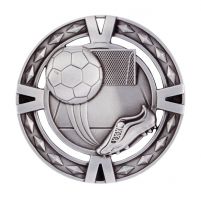 V-Tech Series Medal - Boot and Ball Silver 60mm