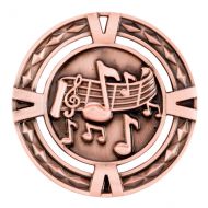 V-Tech Series Medal - Music Bronze 60mm