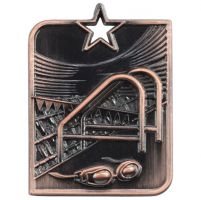 Centurion Star Series Swimming Medal Bronze 53x40mm
