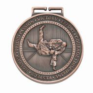 Olympia Judo Medal Antique Bronze 70mm