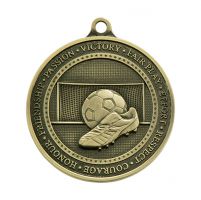Olympia Football Trophy Award Medal Antique Gold 70mm