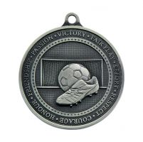 Olympia Football Trophy Award Medal Antique Silver 70mm