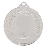 Discovery Rugby Medal Silver 50mm