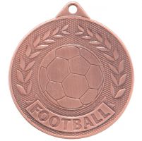 Discovery Football Trophy Award Medal Bronze 50mm