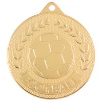 Discovery Football Trophy Award Medal Gold 50mm