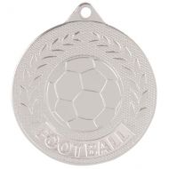 Discovery Football Trophy Award Medal Silver 50mm