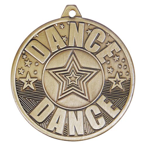 Cascade Dance Iron Medal Antique Gold 50mm : New 2019