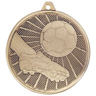 Formation Football Iron Medal Antique Gold 50mm : New 2019