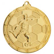 Impulse Football Trophy Award Medal Gold 50mm