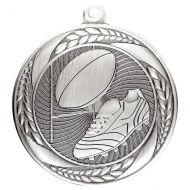 Typhoon Rugby Medal Silver 55mm : New 2020